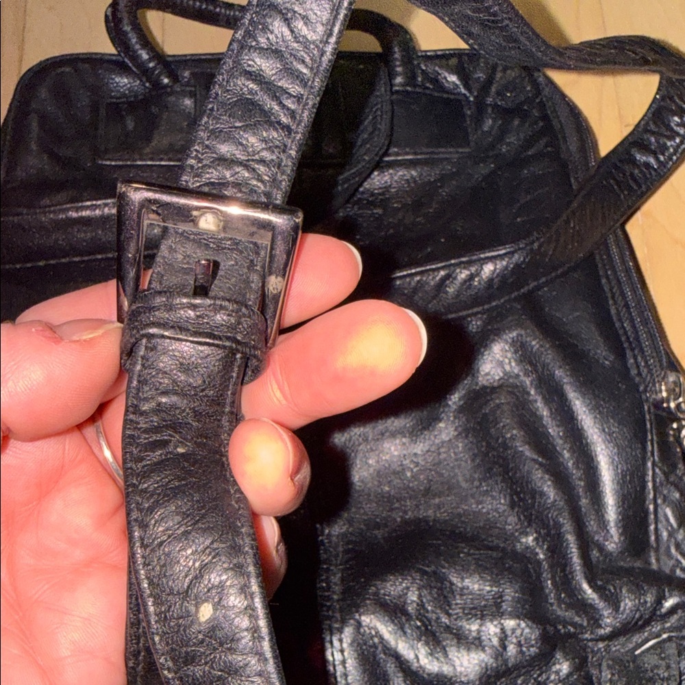 ✨ Pelle Studio Genuine Leather Mini Backpack Purse - Buttery Soft Black ✨ - Picture 15 of 16